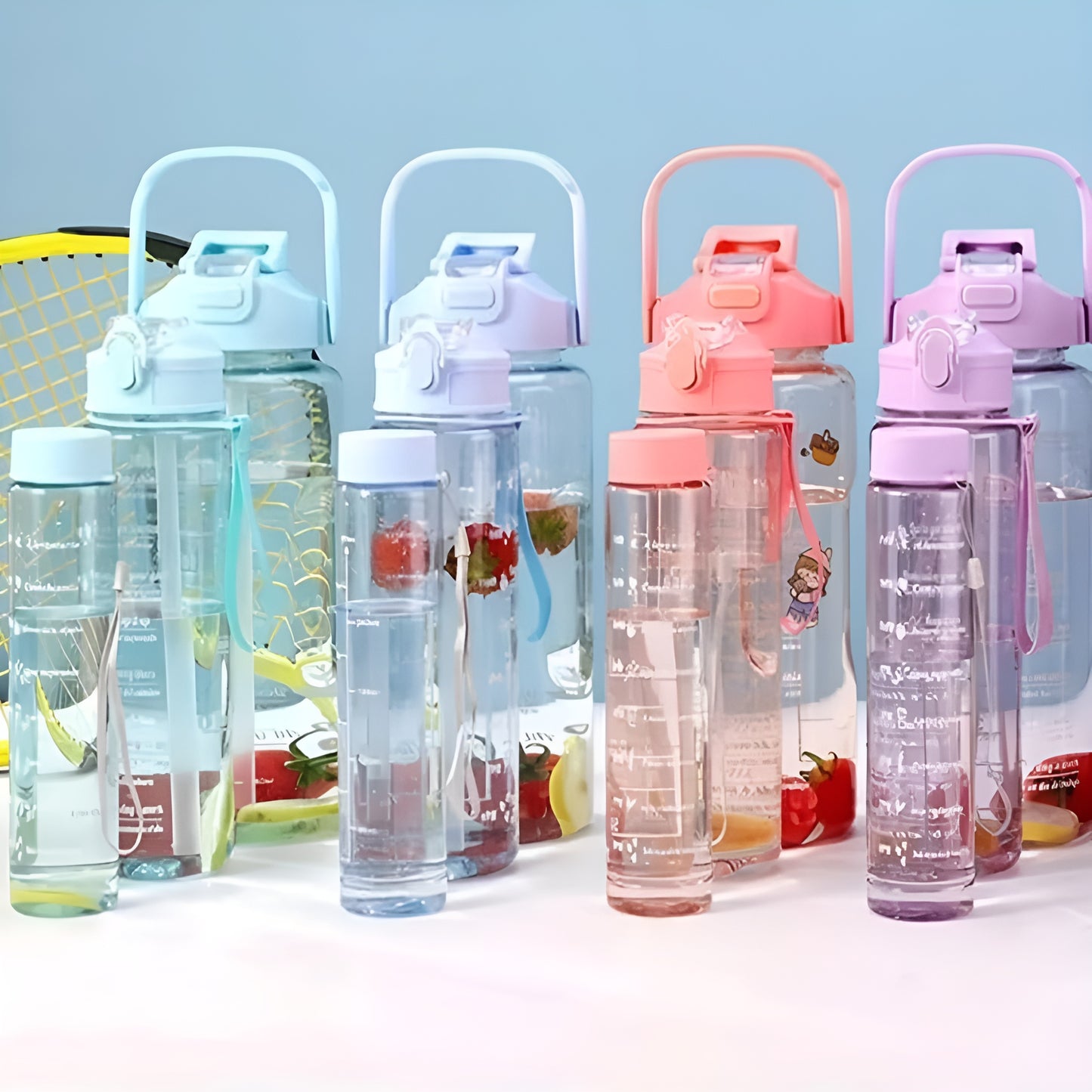 TriSpark™ 3-in-1 Motivational Water Bottle (Set of 3)👌🔥