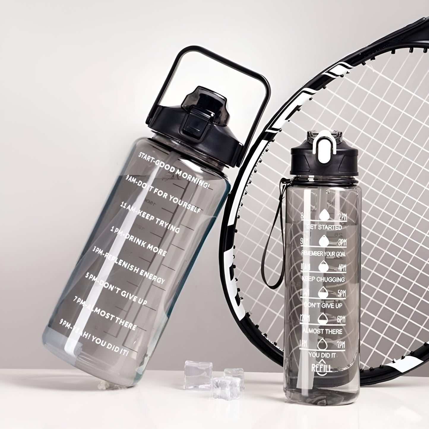 TriSpark™ 3-in-1 Motivational Water Bottle (Set of 3)👌🔥